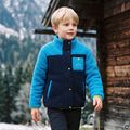 Detská fleece mikina KADVA RODVIK KDB modrá 11