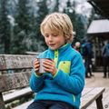 Detská fleece mikina KADVA RODIA KDB modrá 10