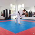 Podložka HOOK FIGHTING x Jen Yau zámkové tatami s certifikátom World Taekwondo Federation blue 3