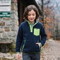Detská fleece mikina KADVA RODIA JR modrá 11