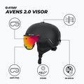 Detská lyžiarska prilba ATTABO Avens 2.0 Jr Visor čierna 2
