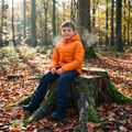 Detská bunda KADVA Litey JR oranžová 5