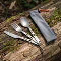 Turistický príbor KADVA titanium ultralight gray 6