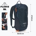 Turistický batoh KADVA Fleris 15 l dark blue 2