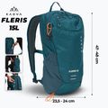 Turistický batoh KADVA Fleris 15 l tmavomodrý 2
