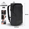 Turistický batoh KADVA Londer 25 l čierny 2