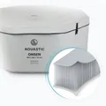 Bazén nafukovací AQUASTIC ONSEN drop stitch 1400 l 186 cm šedý 14