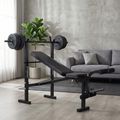 Posilňovacia lavica XTREXO BenchFit Lite so stojanom a činkou black 6