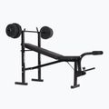 Posilňovacia lavica XTREXO BenchFit Lite so stojanom a činkou black