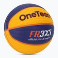 Basketbalová lopta  OneTeam Rim Rush Fiba 3x3 blue 2