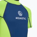 Detská plavecká pena AQUASTIC Wavey Jrb 2 mm zelená/tmavomodrá 5