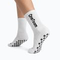 Detské futbalové ponožky OneTeam Precision Grip non-slip 2-pack white 2