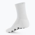Detské futbalové ponožky OneTeam Precision Grip non-slip 2-pack white 2