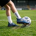 Detské futbalové ponožky OneTeam Precision Grip non-slip 2-pack white 8