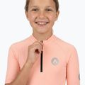Detský cyklistický dres ATTABO TEVRA JR krátky zips ružový 3