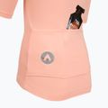 Detský cyklistický dres ATTABO TEVRA JR krátky zips ružový 13
