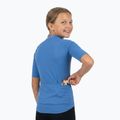 Detský cyklistický dres ATTABO TEVRA JR krátky zips modrý 4