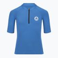 Detský cyklistický dres ATTABO TEVRA JR krátky zips modrý 8