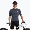 Pánska cyklistická tričko ATTABO TEVRA krátky zips čierne 5