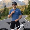 Pánska cyklistická tričko ATTABO TEVRA krátky zips tmavomodrá 7