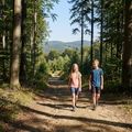 Detské trekingové tričko KADVA TrailCore breathable pink 5