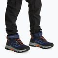 Detské trekingové topánky KADVA Rocky Trail Mid WaterProof Softshell modré 2