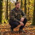 Pánska trekkingová mikina KADVA Walkora zelená 8