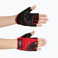 Cyklistické rukavice ATTABO Vito gel shock proof červeno-čierne 4
