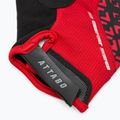 Cyklistické rukavice ATTABO Vito gel shock proof červeno-čierne 6
