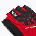 Cyklistické rukavice ATTABO Vito gel shock proof červeno-čierne 7