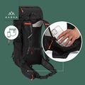 Turistický batoh KADVA Sendero 35 l čierny 24