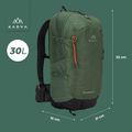 Turistický batoh KADVA Escapada 30 l green 28