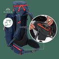 Trekkingový batoh KADVA Vagabundo 40 l modrý 29