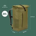 Mestský batoh KADVA Companion 20 l khaki 17