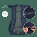 Mestský batoh KADVA CityQuest 22 l navy blue 22