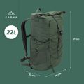 Mestský batoh KADVA CityQuest 22 l green 24