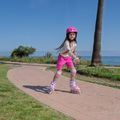 Detské kolieskové korčule nastaviteľné ATTABO Flashled pink 16