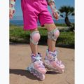 Detské kolieskové korčule nastaviteľné ATTABO Flashled pink 18