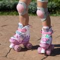 Detské kolieskové korčule ATTABO Diamond pink 14