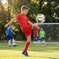 Detská futbalová súprava OneTeam Precision Set tričko a šortky červená 14