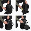 Turistický batoh KADVA vrecko na laptop 25 l čierny 8