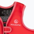 AQUASTIC Juniorská detská vesta tmavoružová 3