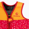 Detská bezpečnostná vesta AQUASTIC Junior pink/yellow 3