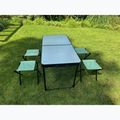 Stolný turistický skladací + stoličky KADVA CAMPtable set pre 4-6 osôb šedý 4