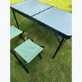 Stolný turistický skladací + stoličky KADVA CAMPtable set pre 4-6 osôb šedý 8