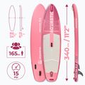 SUP doska AQUASTIC Perth Pro 11'2" allround pink 19