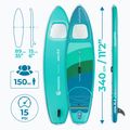 SUP doska AQUASTIC Vista 11'2" zelená 20