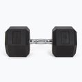 Pogumované činky TREXO Hex 37,5 kg 4