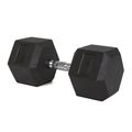 Pogumované činky TREXO Hex 37,5 kg 5