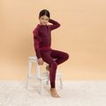 Komplet termoregulačnej bielizne pre deti KADVA Frosty Jrg Set bezšvový ružový 5